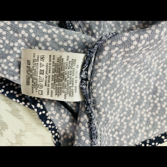 Anthropologie Maeve Nilaya Puff Sleeve Polka Dot Dress Size M - Picture 4 of 7